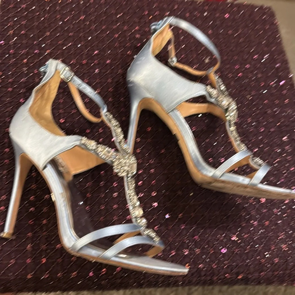 Badgley Mischka evening heels size 8 - Picture 2 of 6